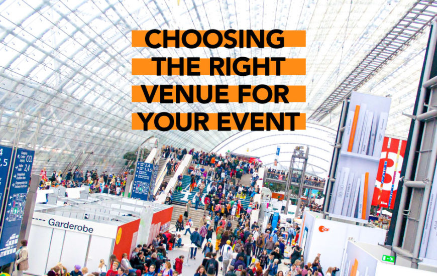 Top 5 things to consider when choosing an event venue